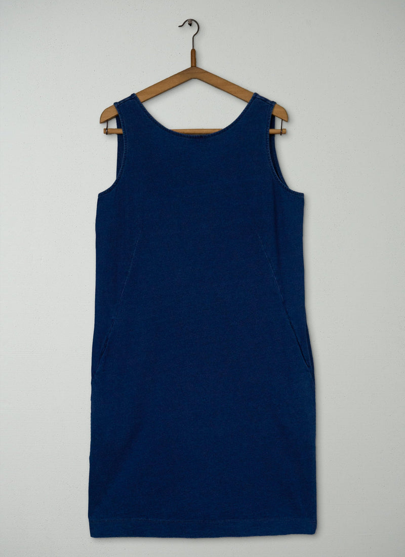 Reworn Lydia Dress Size 10 (1829) | Washed Indigo