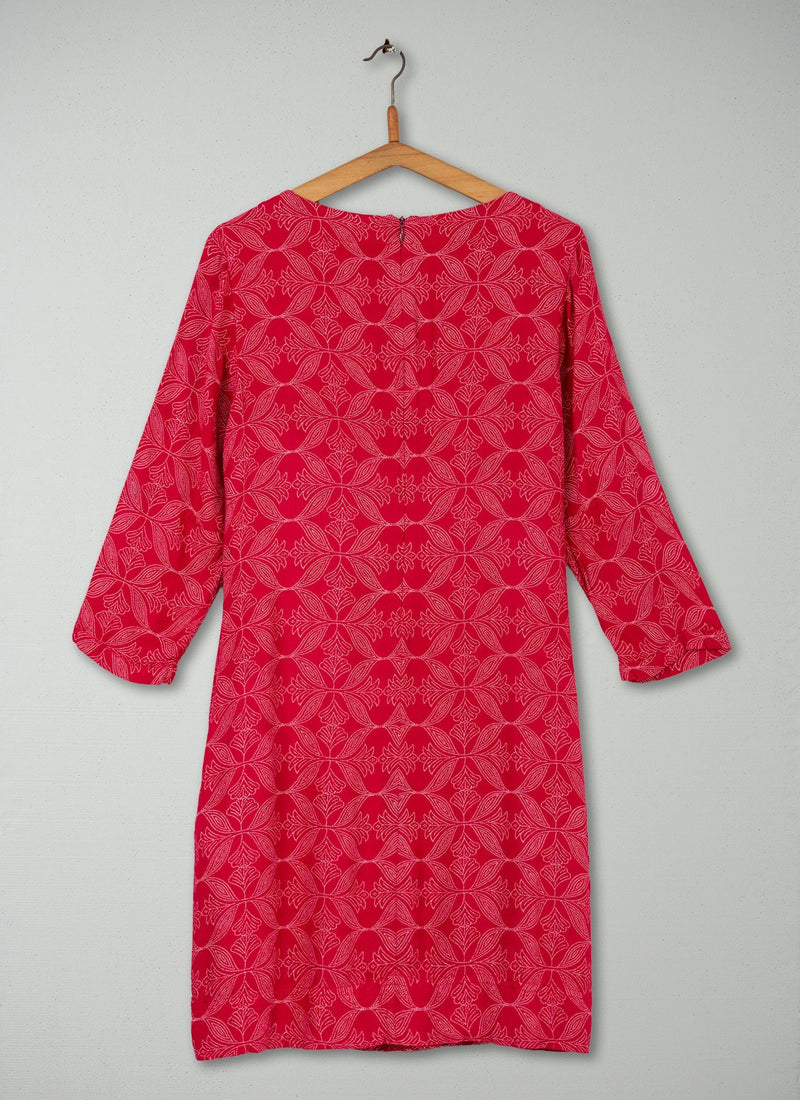 Reworn Airi Dress Size 12 (407) | Raspberry
