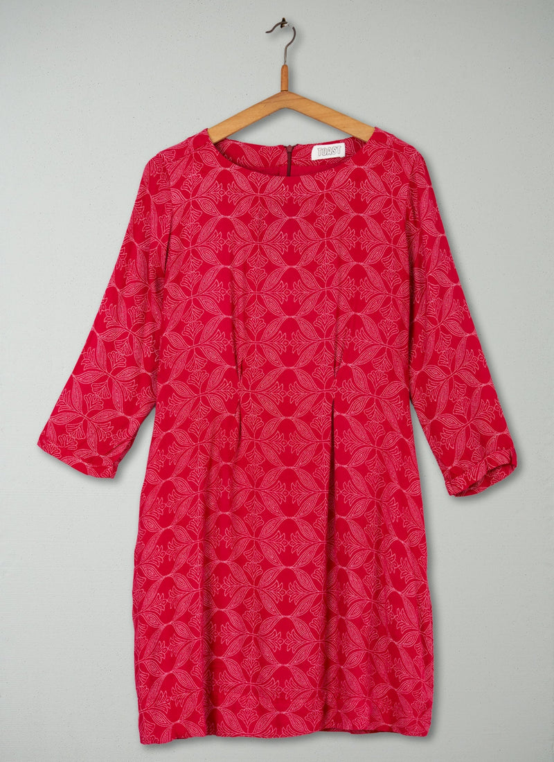 Reworn Airi Dress Size 12 (407) | Raspberry