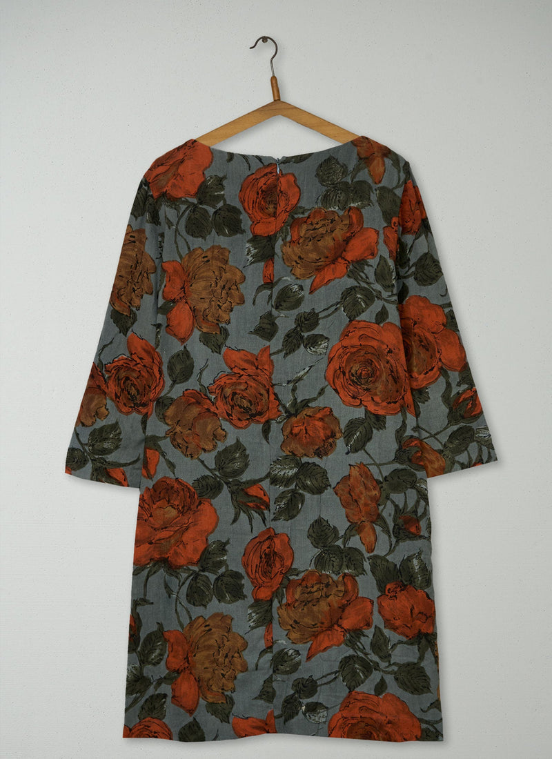 Reworn Nora Dress Size 18 (1977) | Multi