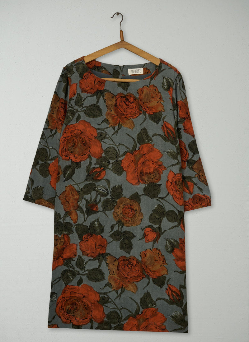 Reworn Nora Dress Size 18 (1977) | Multi
