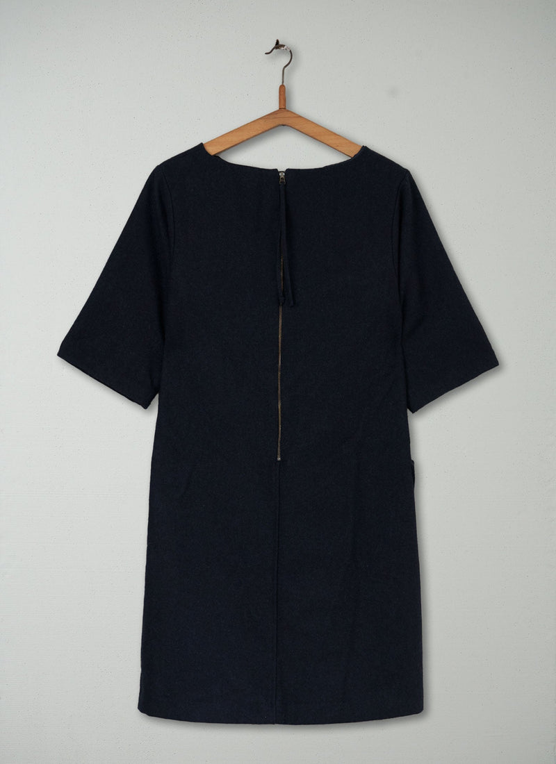 Reworn Ros Dress Size 10 (482) | Navy