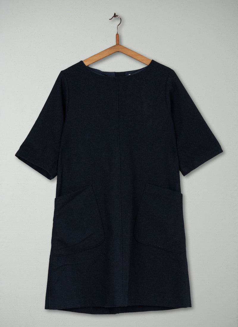 Reworn Ros Dress Size 10 (482) | Navy