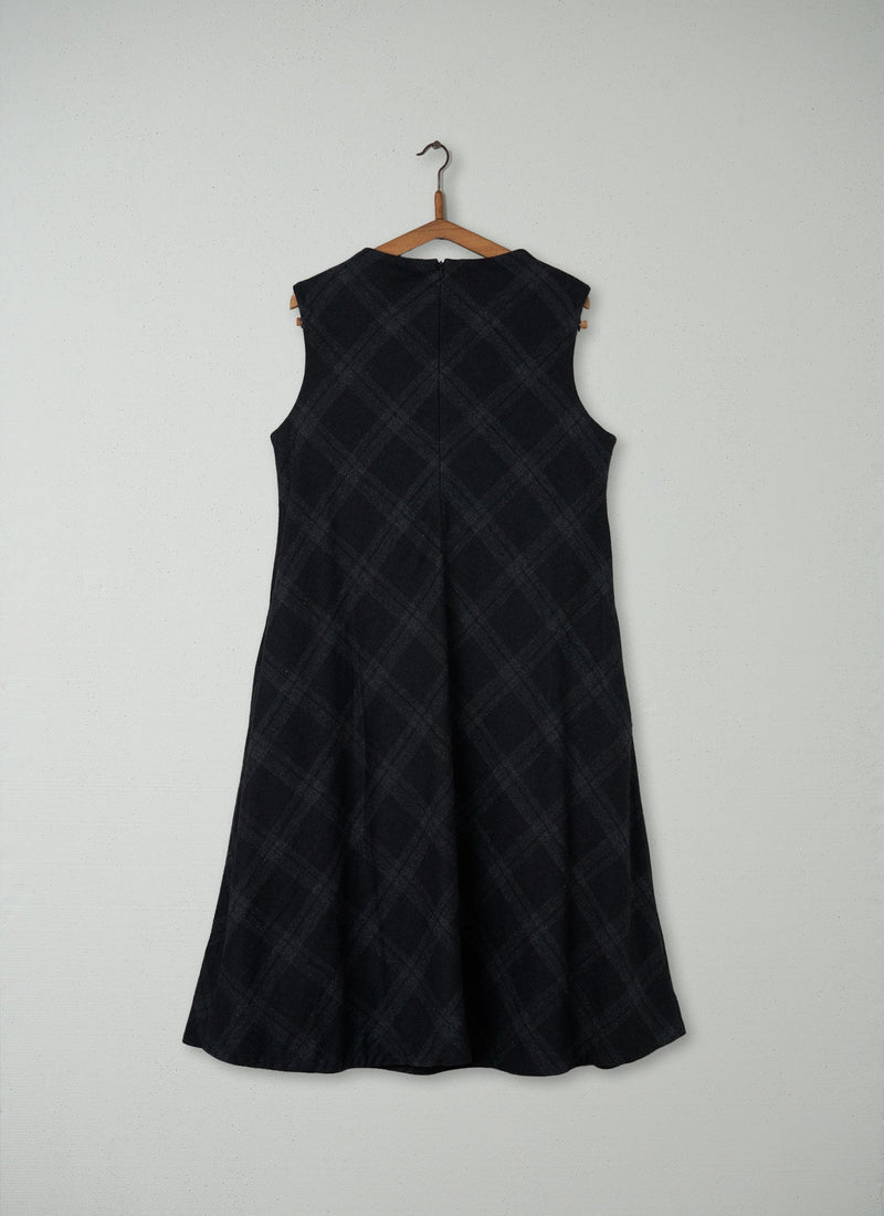 Reworn Ester Dress Size 14 (206) | Dark Grey