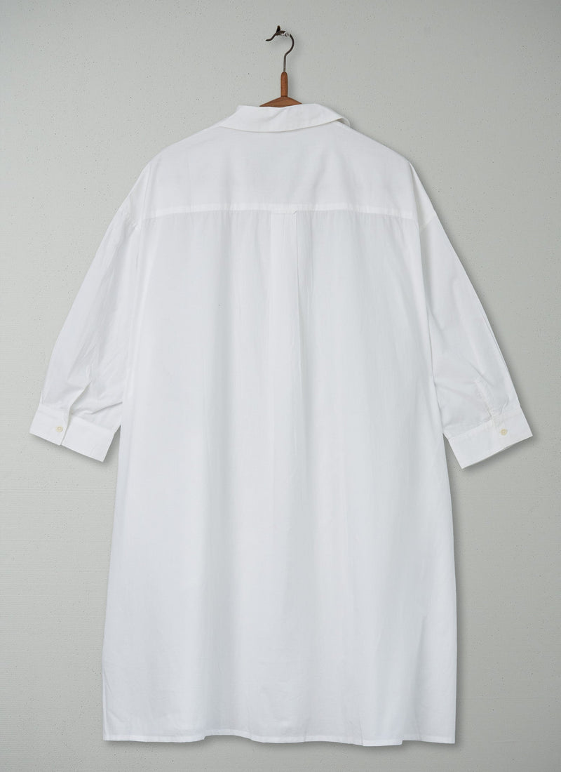 Reworn Oversized Shirt Dress Size 12 (438) | White