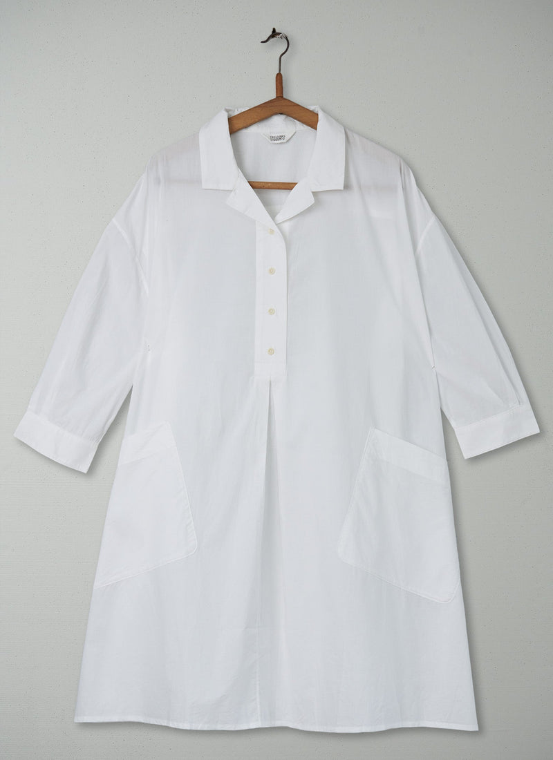 Reworn Oversized Shirt Dress Size 12 (438) | White