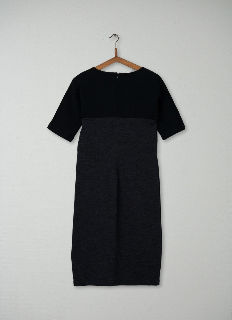 Reworn Vemi Dress Size 10 (139) | Dark Grey