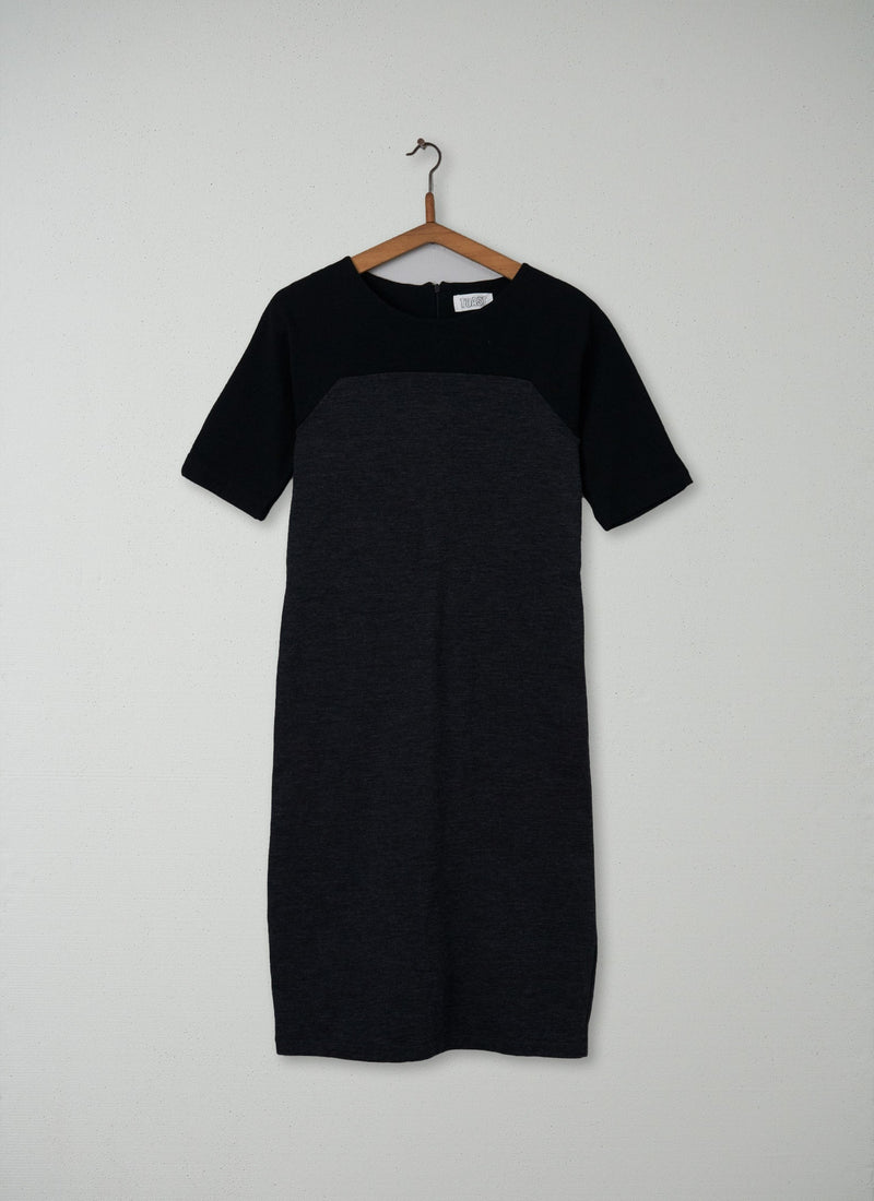 Reworn Vemi Dress Size 10 (139) | Dark Grey