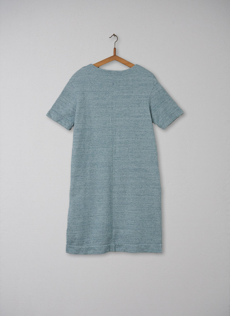 Reworn Ishigawa Dress Size 12 (115) | Blue/Off White