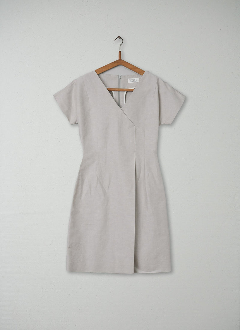 Reworn Rika Dress Size 8 (169) | Grey