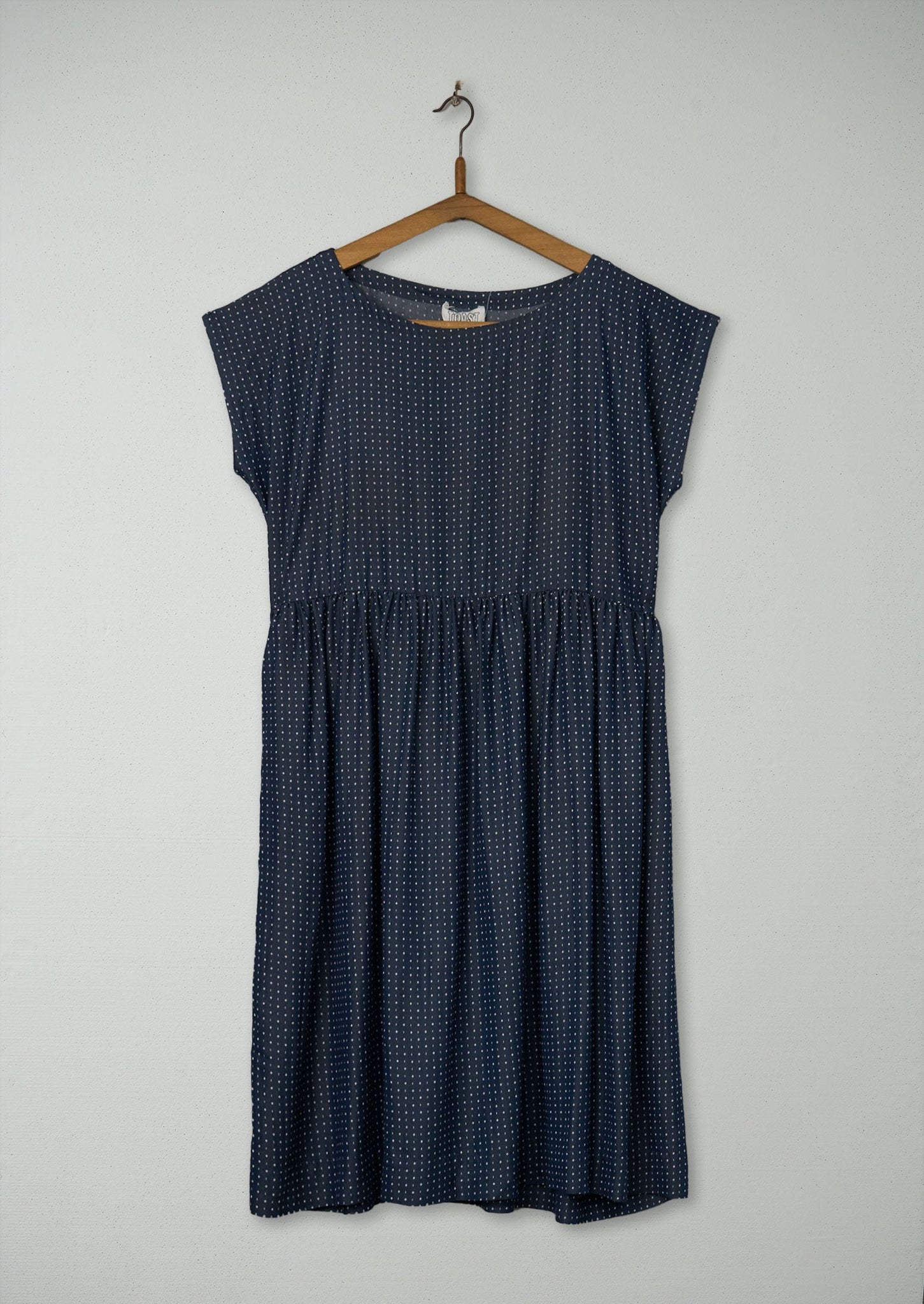 Reworn Yuka Dress Size 16 (754) | Blue Grey