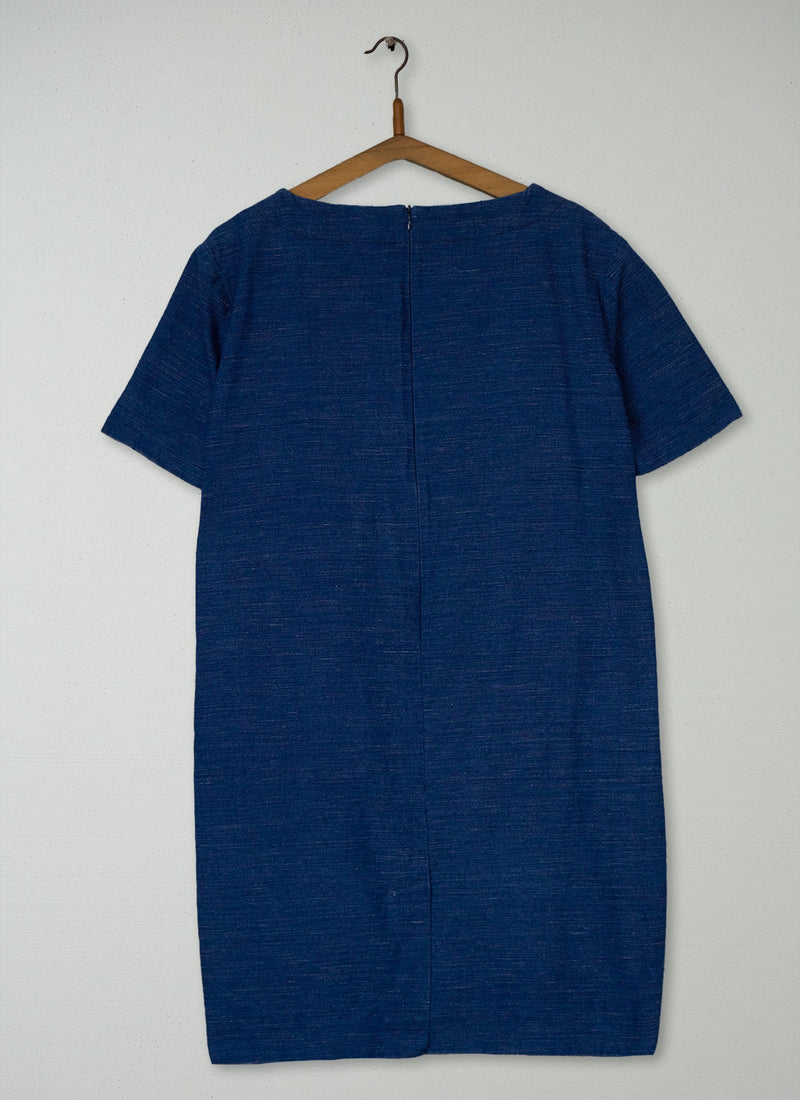 Reworn Kazuko Denim Dress Size 12 (1855) | Indigo