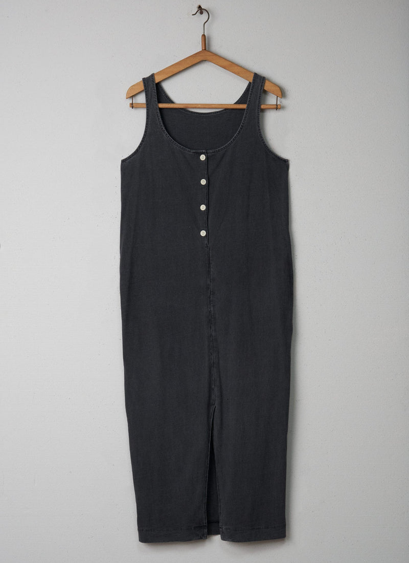 Reworn Jersey Dress Size 10 (032) | Washed Black