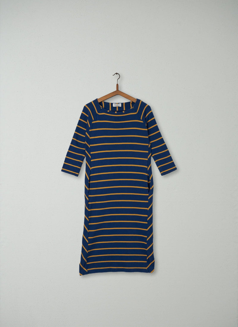 Reworn Stripe Dress Size 12 (225) | Multi