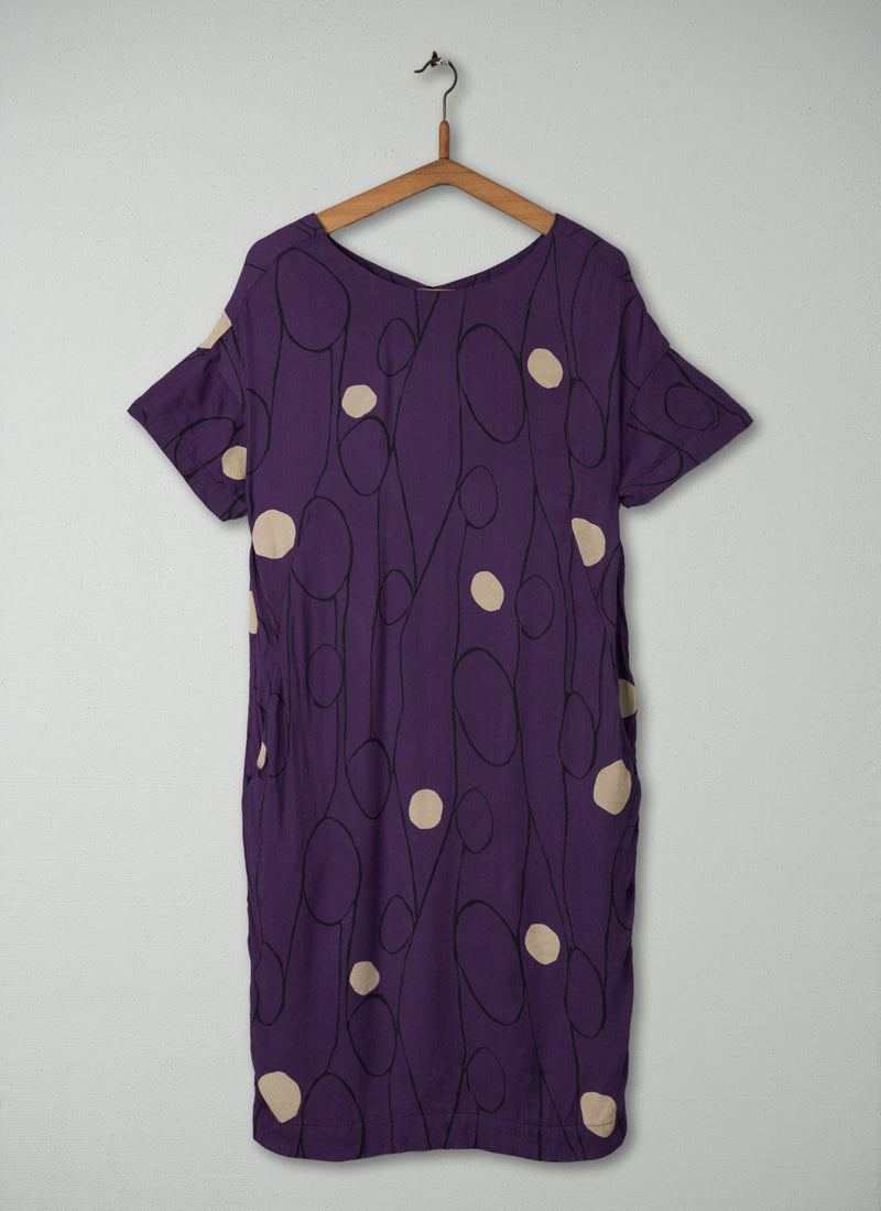 Reworn Loop Print Dress Size 10 (401) | Multi