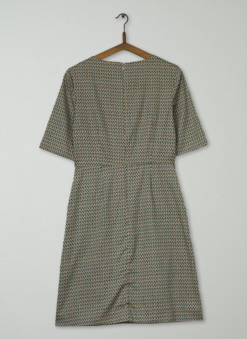 Reworn Geo Dress Size 10 (1645) | Multi