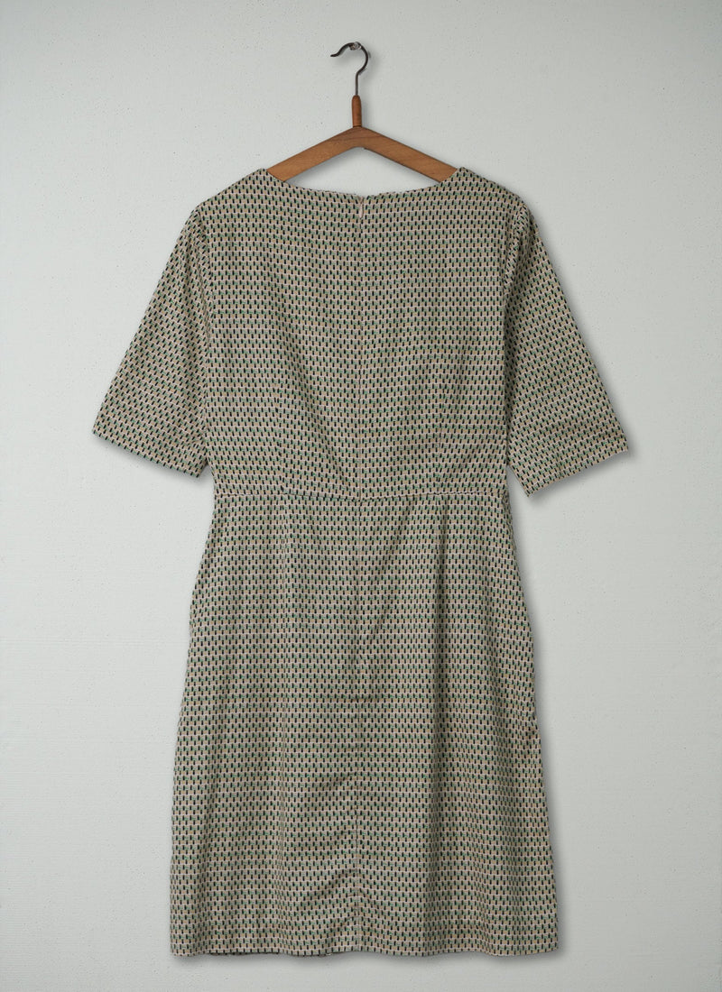 Reworn Geo Dress Size 12 (508) | Multi