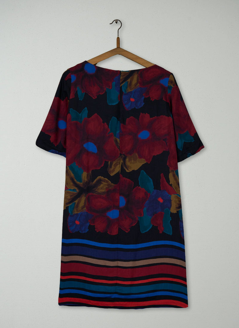 Reworn Floral Print Dress Size 6 (1789) | Multi