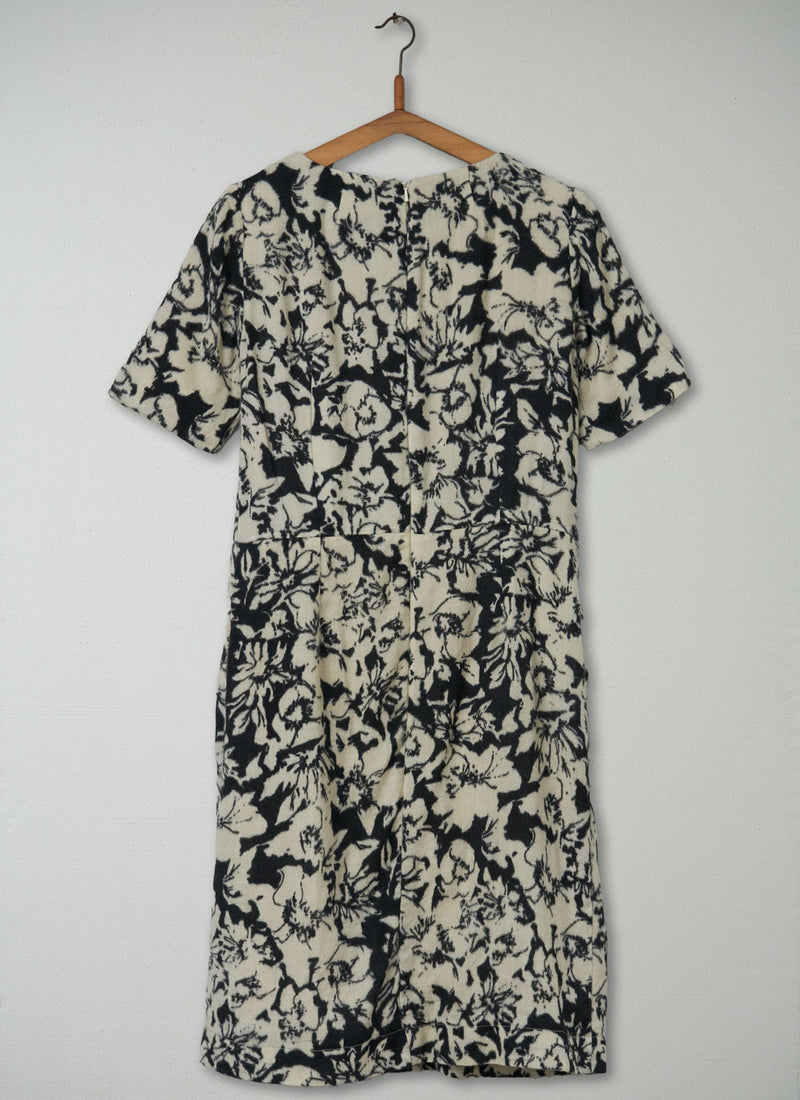 Reworn Inked Floral Dress Size 10 (519) | Multi