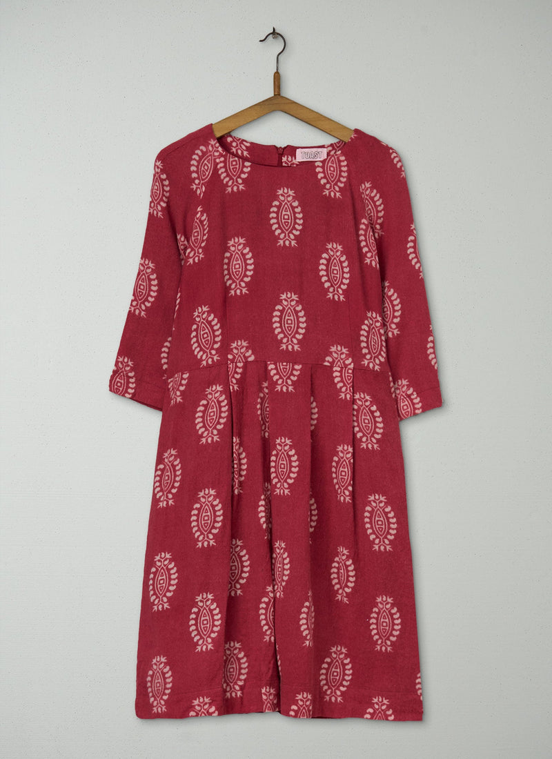 Reworn Block Print Dress Size 16 (1215) | Multi