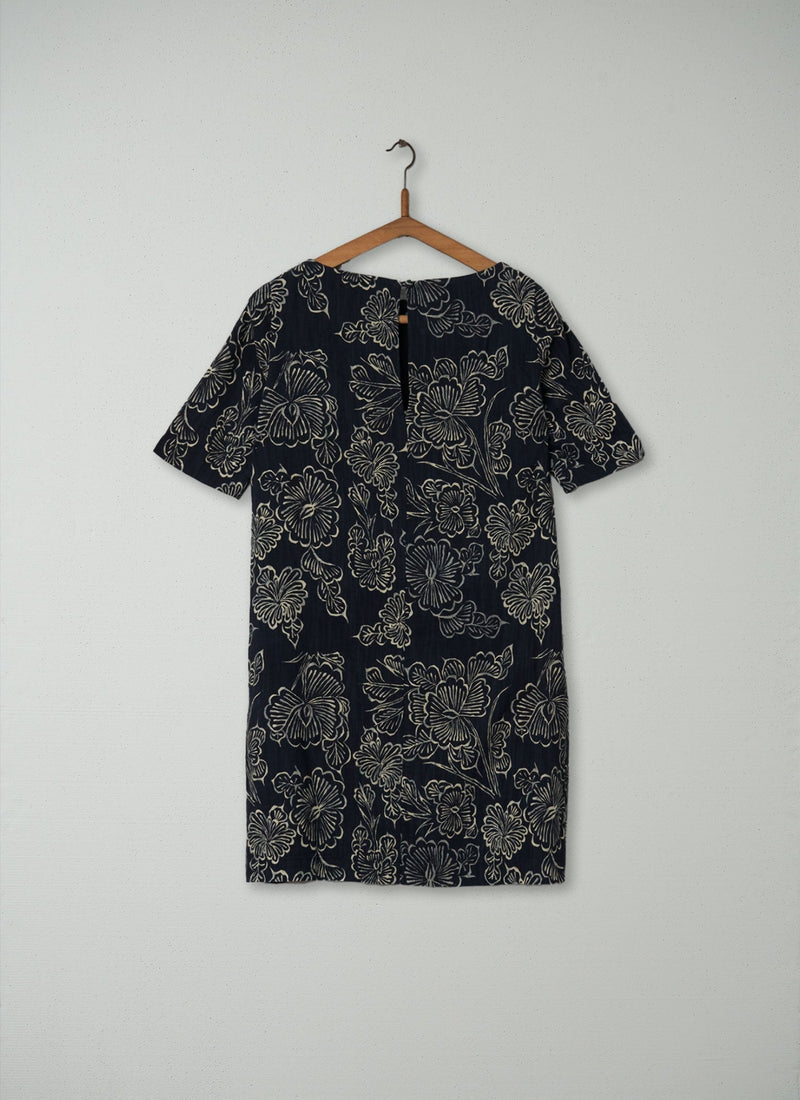 Reworn Batik Print Size 10 (271) | Navy