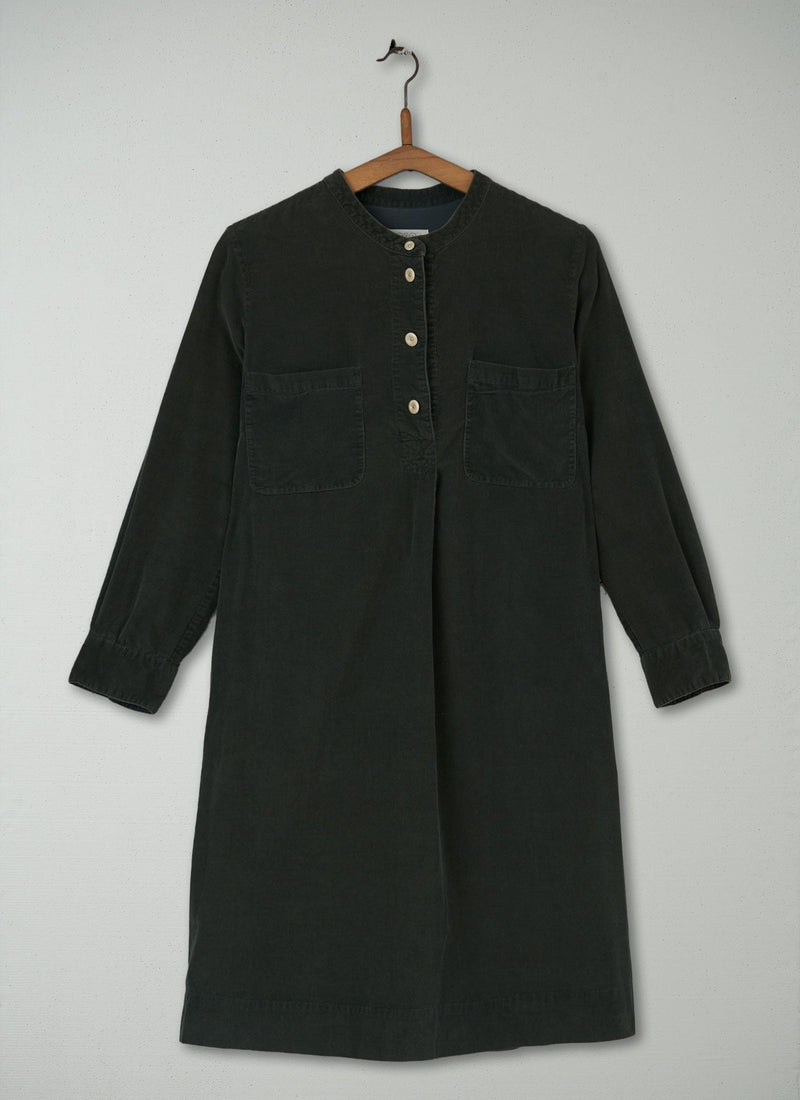 Reworn Needlecord Dress Size 8 (464) | Green