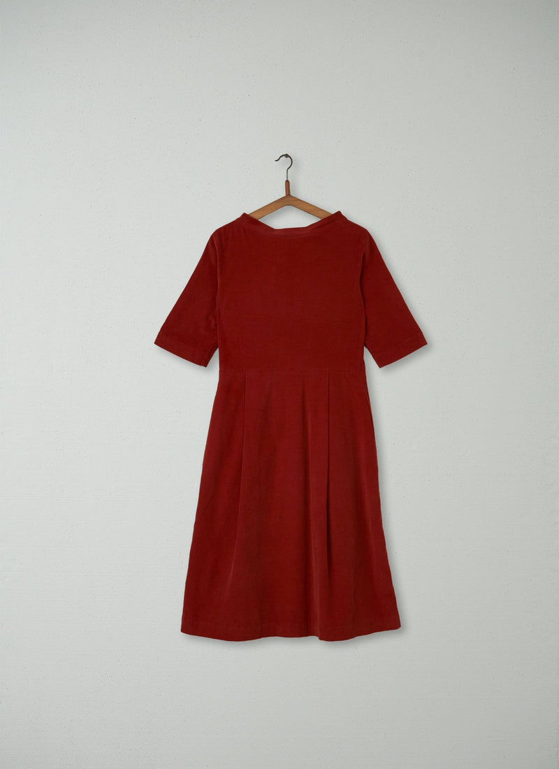 Reworn Needlecord Dress Size 8 (221) | Auburn