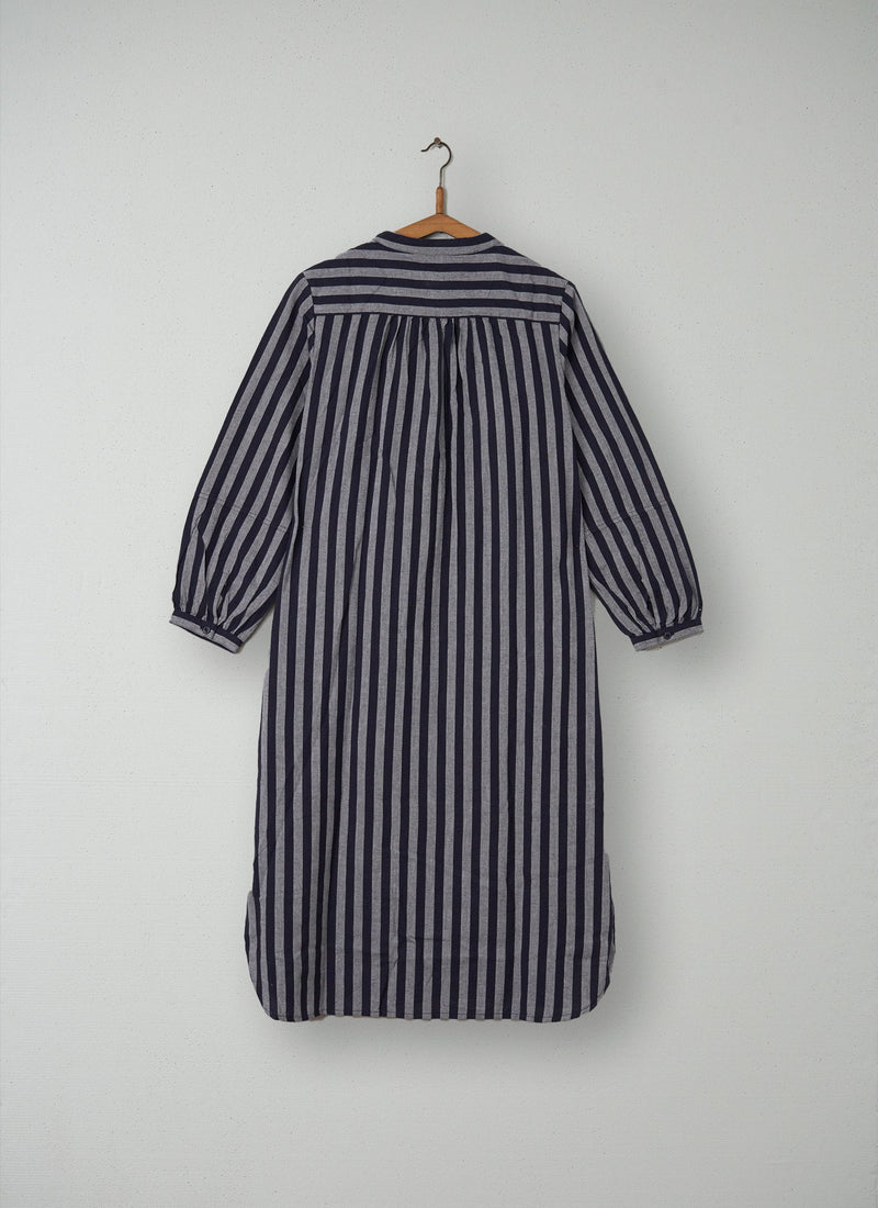 Reworn Emma Stripe Dress Size 10 (110) | Navy