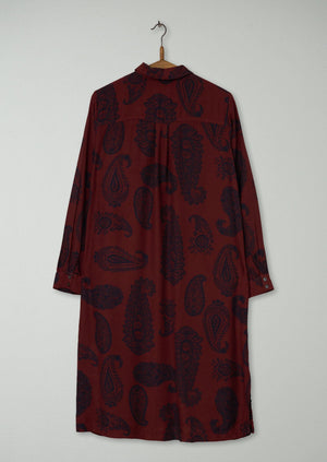 Reworn Paisley Print Dress Size 10 (1094) | Multi