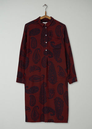 Reworn Paisley Print Dress Size 10 (1094) | Multi