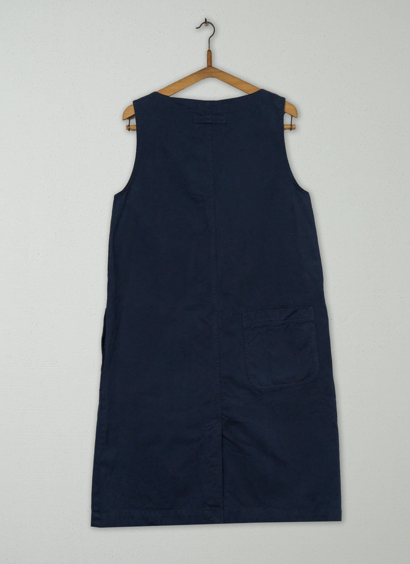Reworn Cotton Shift Dress Size 16 (1387) | Slate