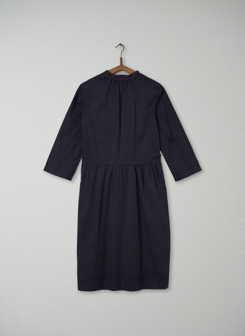 Reworn Gathered Waist Dress Size 12 (152) | Storm Blue