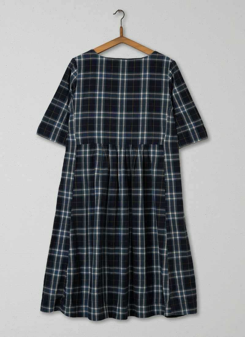 Reworn Madras Check Dress Size 12 (1169) | Multi