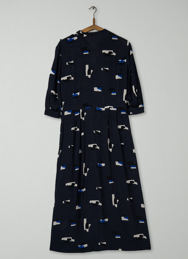 Reworn Collage Print Dress Size 16 (1417) | Multi