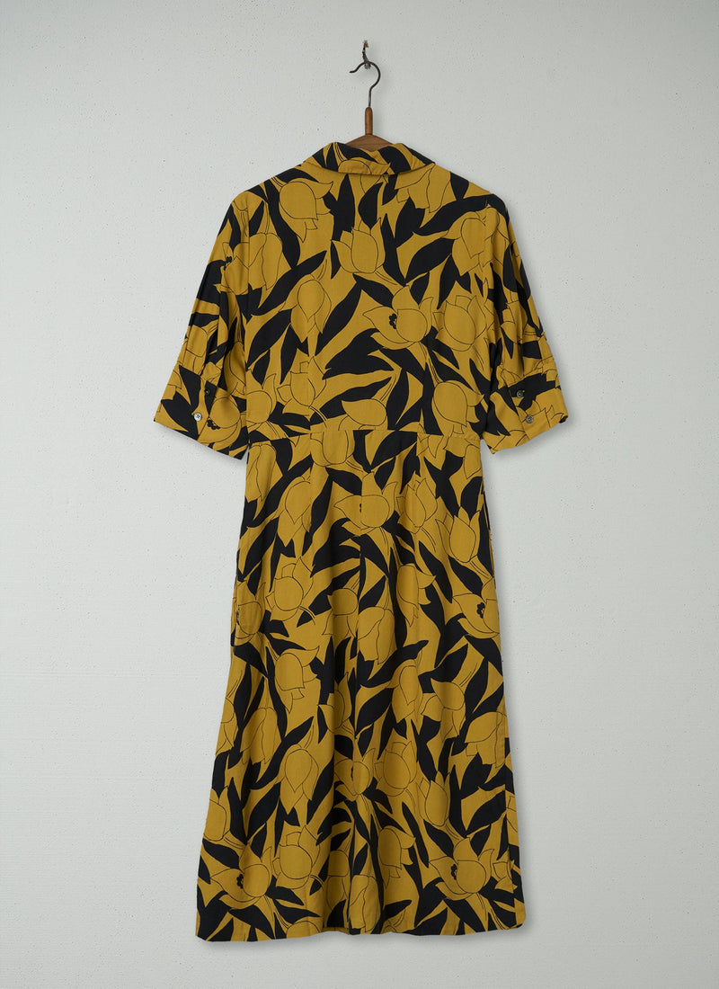 Reworn Floral Print Silk Dress Size 10 (1145) | Multi
