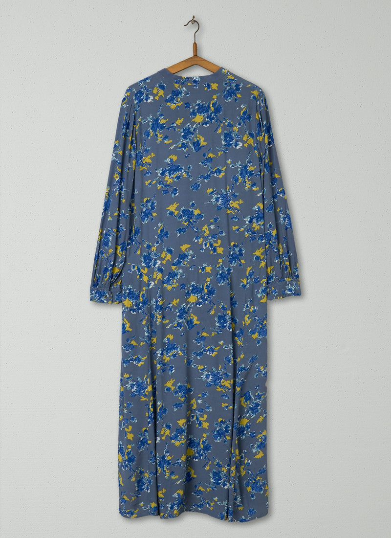 Reworn Floral Tiered Smock Dress Size 10 (1147) | Multi