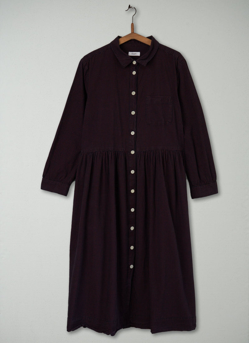 Reworn Check Cotton Shirt Dress Size 18 (462) | Multi
