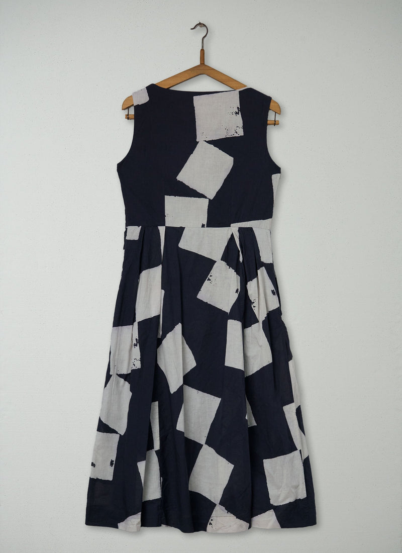 Reworn Diamond Print Dress Size 6 (1143) | Multi