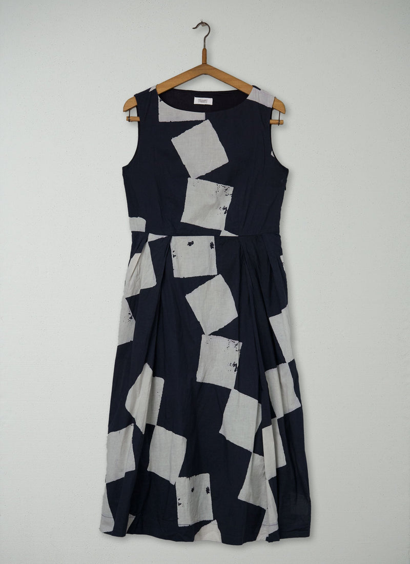 Reworn Diamond Print Dress Size 6 (1143) | Multi