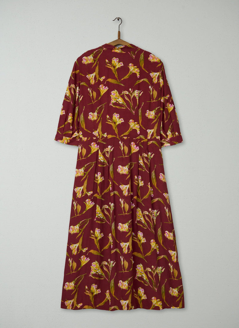 Reworn Tiger Lily Print Dress Size 10 (2198) | Multi
