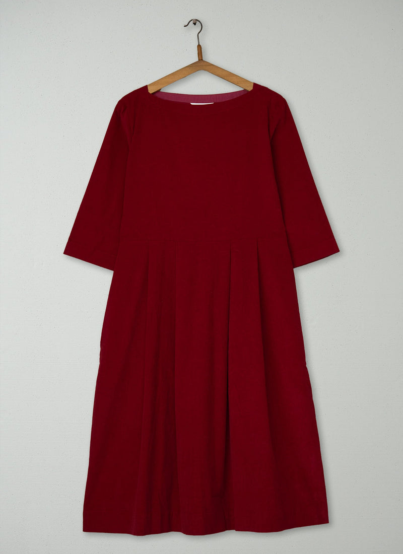 Reworn Needlecord Franca Dress Size 12 (1940) | Carmine