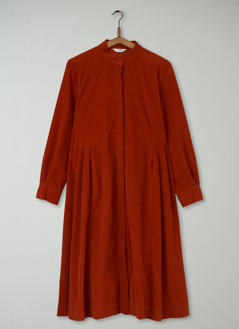Reworn Needlecord Dress Size 10 (497) | Persimmon
