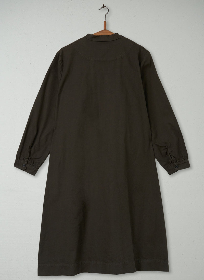 Reworn Brushed Cotton Dress Size 12 (456) | Loden