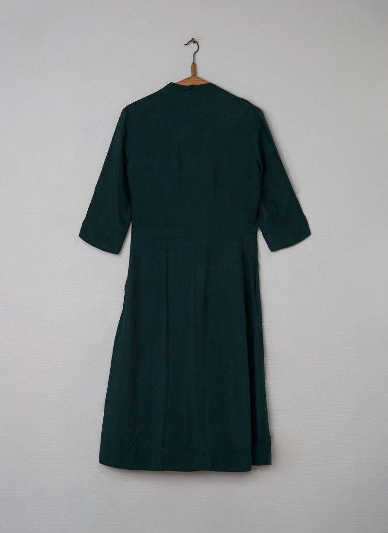 Reworn Tie Neck Dress Size 8 (082) | Sycamore