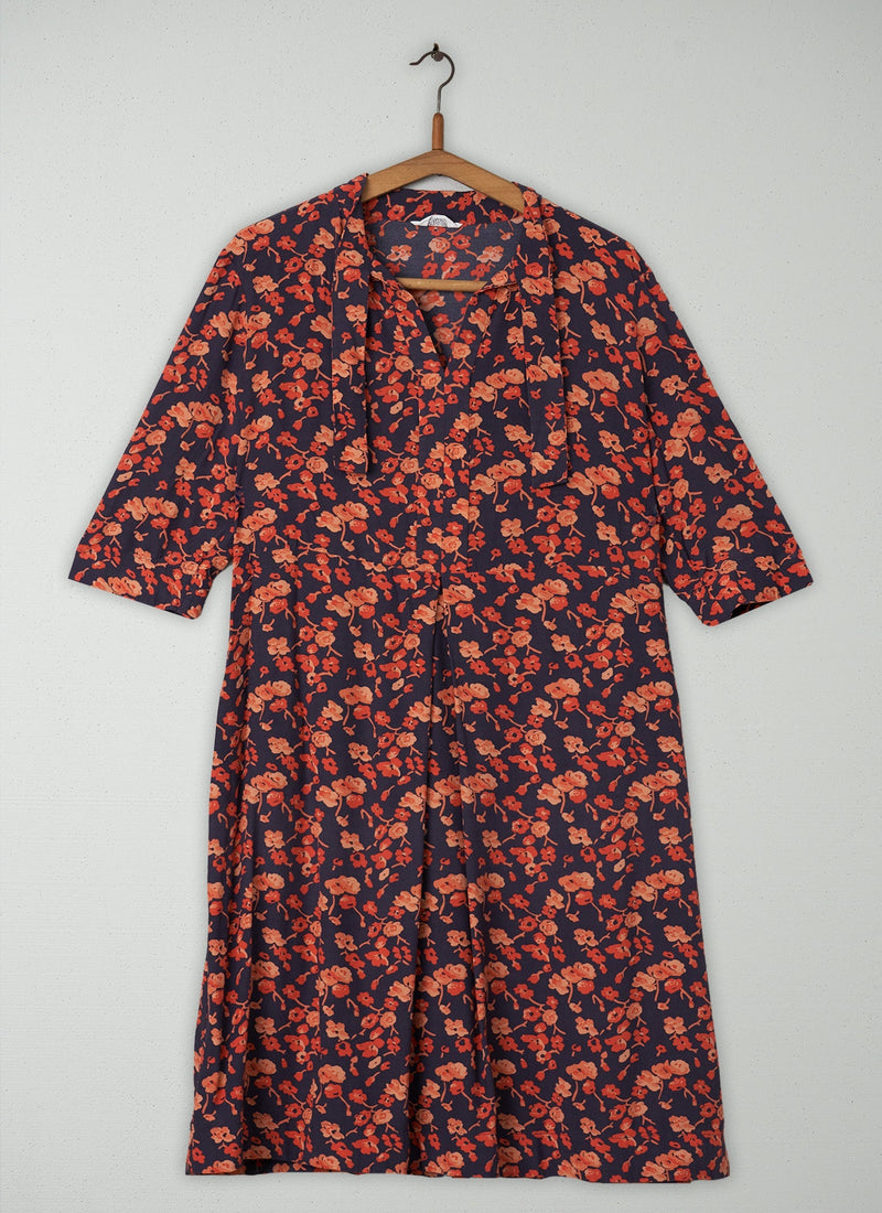 Reworn Floral Print Dress Size 12 (387) | Multi