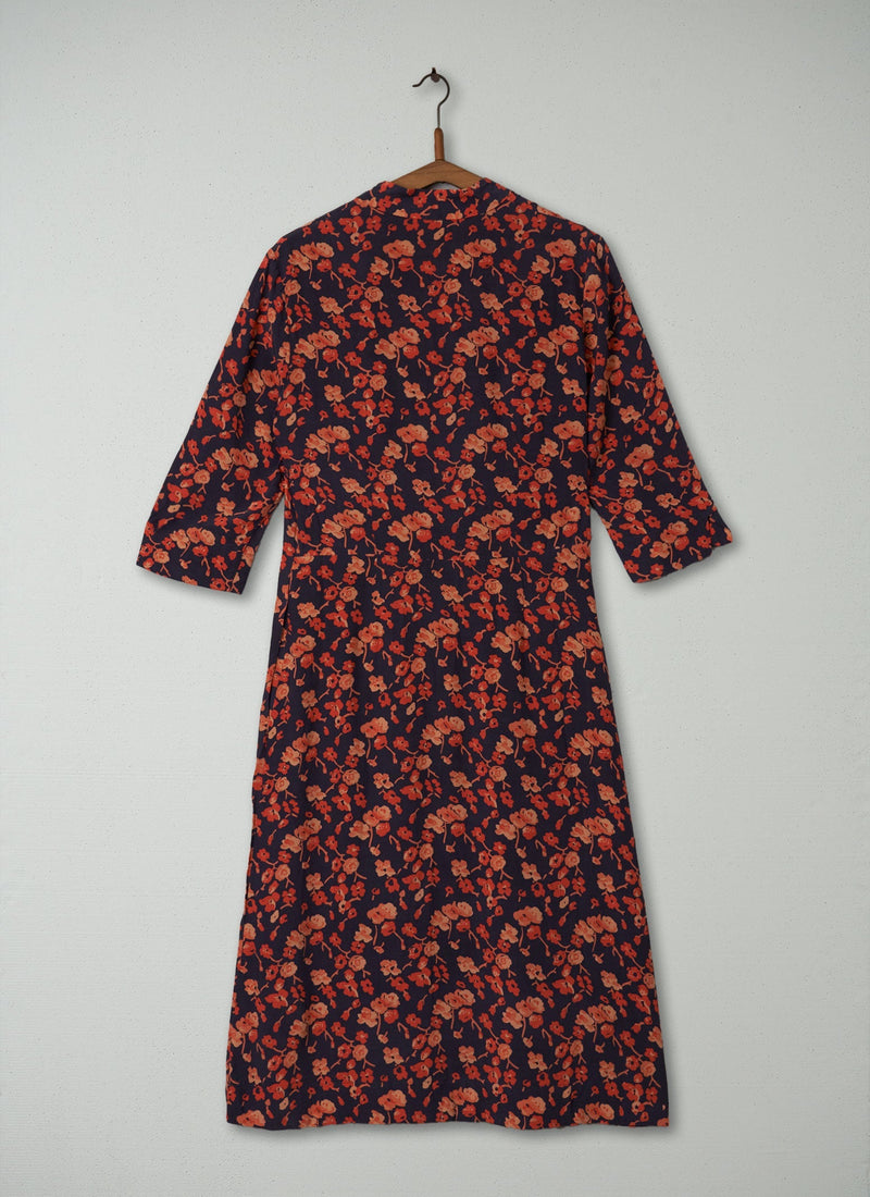 Reworn Floral Print Dress Size 6 (346) | Multi