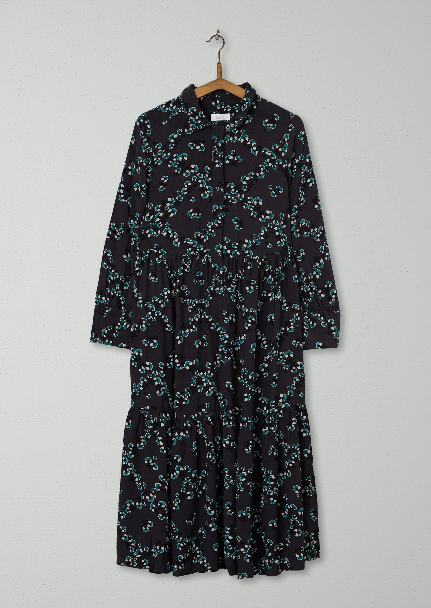 Reworn Floral Print Shirt Dress Size 8 (1054) | Multi