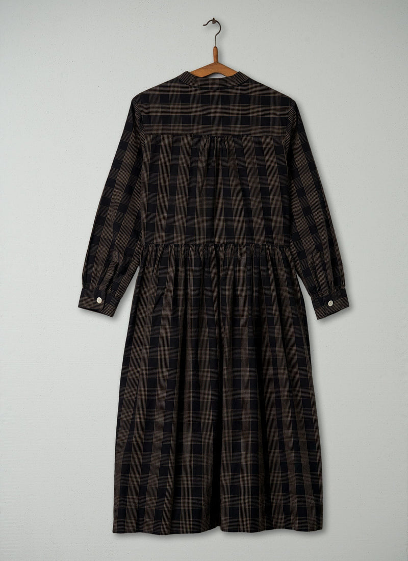 Reworn Cotton Shirt Dress Size 10 (359) | Black/Biscuit