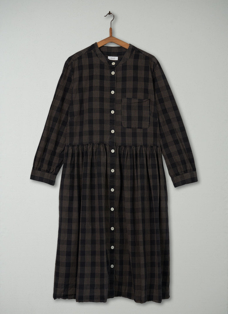 Reworn Cotton Shirt Dress Size 18 (465) | Black/Biscuit