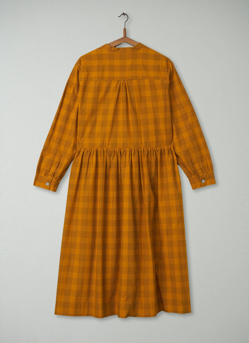 Reworn Cotton Shirt Dress Size 16 (288) | Yellow